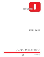 Olivetti d-COLOR MF3000 Quick Manual preview