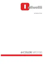 Olivetti d-COLOR MF3100 Manual preview