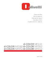 Предварительный просмотр 1 страницы Olivetti d-Color MF452 Operation Manual