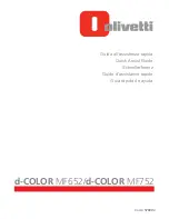 Olivetti d-COLOR MF752 Quick Assist Manual preview