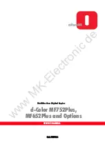 Olivetti d-color mf752plus Service Manual preview