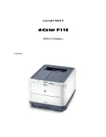 Olivetti d-Color P116 Service Manual preview