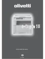 Preview for 1 page of Olivetti d-Copia 15 Operation Manual