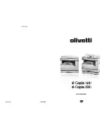 Olivetti d-Copia 1601 Operator'S Manual preview