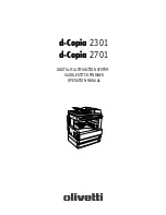 Olivetti d-Copia 2301 Operation Manual preview