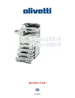 Olivetti d-Copia 3000MF Operation Manual preview