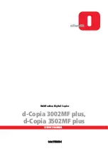 Olivetti d-Copia 3002MF plus Service Manual preview