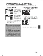 Предварительный просмотр 145 страницы Olivetti d-Copia 3501 Operation Manual