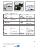 Предварительный просмотр 2 страницы Olivetti d-COPIA201D Specifications