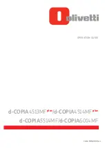 Preview for 1 page of Olivetti d-COPIA4513MF plus Operation Manual