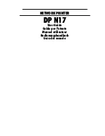 Olivetti DP N17 User Manual preview