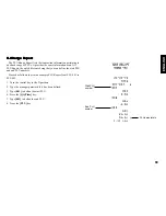 Preview for 76 page of Olivetti ECR 2300 Instructions Manual