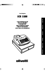 Olivetti ECR 5500 Quick Reference Manual preview