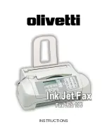 Olivetti Fax-Lab 105 Instructions Manual preview