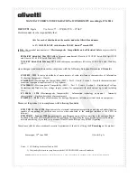 Preview for 61 page of Olivetti Fax-Lab 470 Instructions Manual