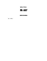 Olivetti FK-507 Service Manual preview