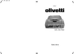 Olivetti JET-LAB 500 Instructions Manual preview