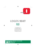 Olivetti LOGOS 904T Instructions Manual preview