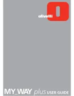 Olivetti MY_WAY Plus User Manual preview