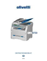 Preview for 1 page of Olivetti OFX9700 Instruction Booklet