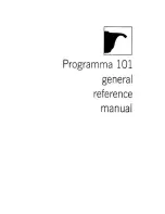 Предварительный просмотр 2 страницы Olivetti Programma 101 Reference Manual