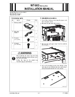 Olivetti WT-503 Installation Manual preview