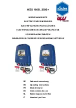 Olli Lister WZG 180B Operating Instructions Manual preview