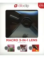 Olloclip MACRO 3-IN-1 LENS Manual preview