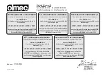 Preview for 3 page of OLMEC J130P Use And Maintenance Manual