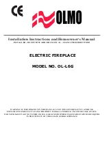 Olmo OL-L6G Installation Instructions And Homeowner'S Manual предпросмотр