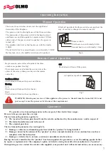 Preview for 8 page of Olmo OL-S1M Installation Instructions And Homeowner'S Manual