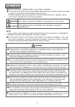 Preview for 3 page of Olmo OSH-T18HRK3 Owner'S Manual