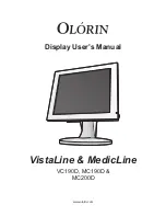 Olorin VC190D User Manual preview