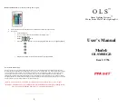 OLS PPA Int'l OLSMSRGB User Manual preview