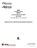 Olsen BML-60B22 Installation, Operation & Maintenance Manual preview