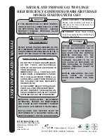 Olsen G95V UltraComfort 95V User'S Information Manual preview