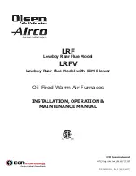 Preview for 1 page of Olsen LRF100 Installation, Operation & Maintanance Manual