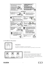 Preview for 4 page of olson OLWM08 Instruction Manual