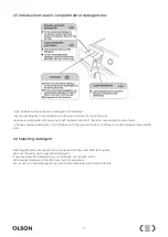 Preview for 9 page of olson OLWM08 Instruction Manual