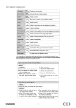 Preview for 12 page of olson OLWM08 Instruction Manual