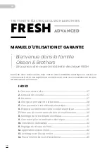 Preview for 36 page of Olsson and Brothers Fresh Advanced User'S Manual And Garantee