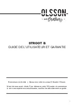 Preview for 31 page of Olsson and Brothers STROOT B8 User Manual And Guarantee