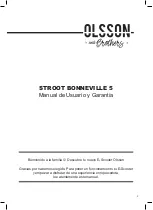 Preview for 3 page of Olsson and Brothers STROOT BONNEVILLE 5 User Manual And Guarantee