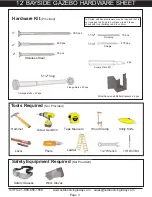 Preview for 3 page of OLT 12ft Octagon Bayside Assembly Manual