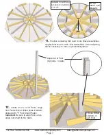 Предварительный просмотр 7 страницы OLT 12ft Octagon Bayside Assembly Manual