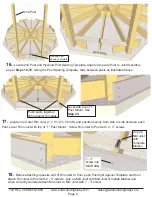 Предварительный просмотр 9 страницы OLT 12ft Octagon Bayside Assembly Manual