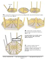 Предварительный просмотр 10 страницы OLT 12ft Octagon Bayside Assembly Manual