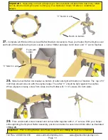 Предварительный просмотр 13 страницы OLT 12ft Octagon Bayside Assembly Manual