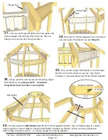 Preview for 16 page of OLT 12ft Octagon Bayside Assembly Manual