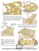 Preview for 9 page of OLT 12ft X 16ft Breeze Pergola Assembly Manual